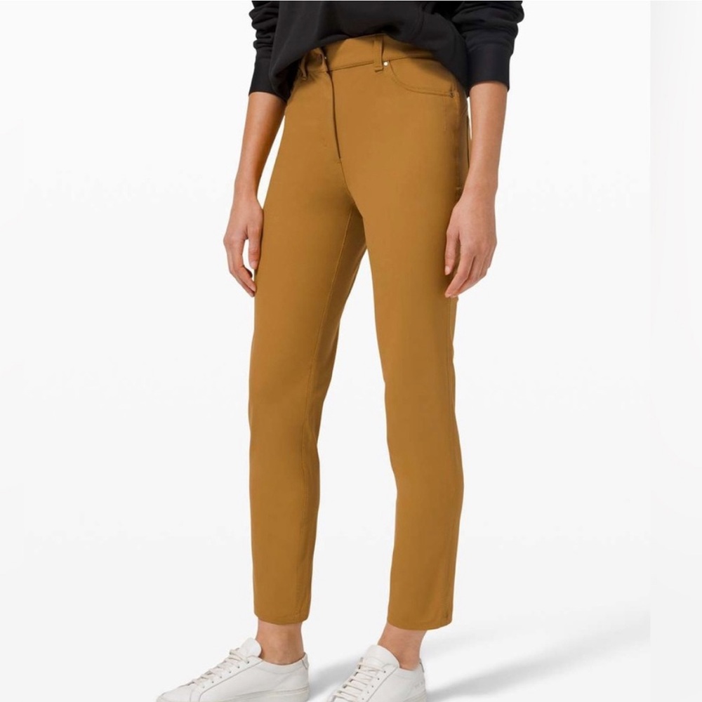 Lululemon City Sleek 5 Pocket Pants Spiced Bronze Size 8